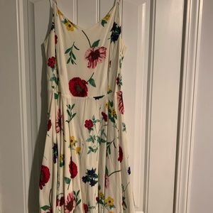 Old navy floral print swing style dress